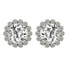 Drop Earrings 14K White Gold with Brilliant Diamond – main view