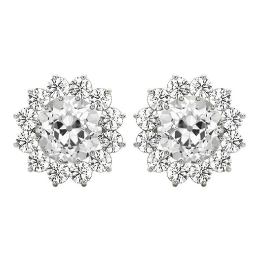 Authentic Brilliant Diamond Stud Earrings – main view