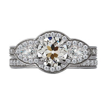 Real Diamond Halo Setting Ring – main view