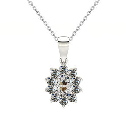 Antique European Pendant Necklace – Fine Diamond 1 ct 14 Karat