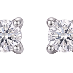 GIA Certified Ladies Studs Earring Prong Set 2.16 Ct Round Genuine Natural Earth Mined DIAMOND ( NOT LAB GROWN )s White Gold