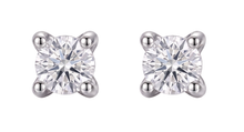 GIA Certified Ladies Studs Earring Prong Set 2.16 Ct Round Genuine Natural Earth Mined DIAMOND ( NOT LAB GROWN )s White Gold