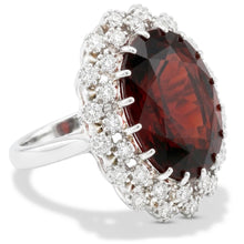 Garnet Birthstone Cocktail Ring