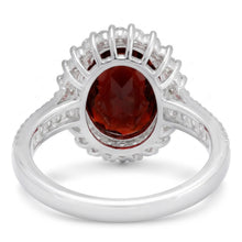 Garnet Gemstone Women's Cocktail Ring
