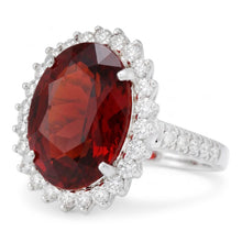 Garnet Gemstone Women's Cocktail Ring