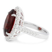 Garnet Gemstone Women's Cocktail Ring