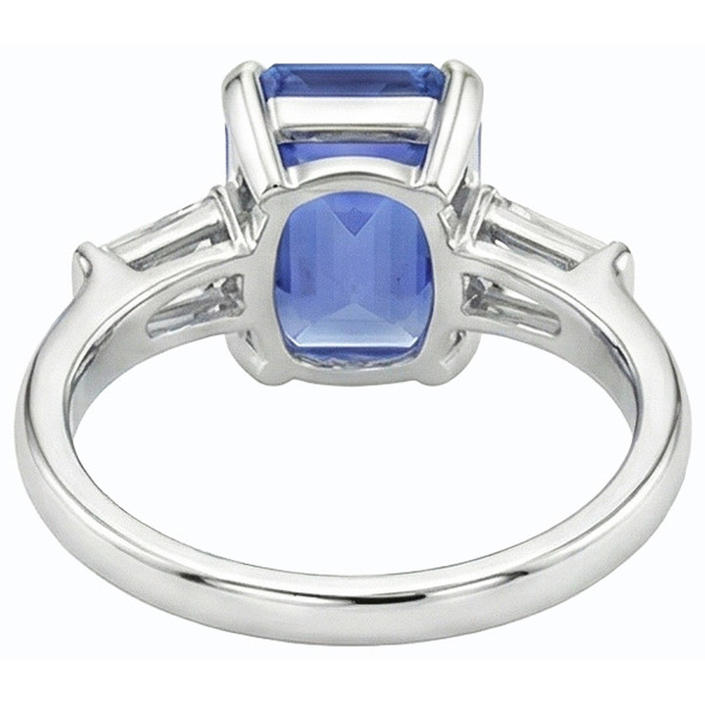 natural emerald sapphire 2.50ct ring side angle