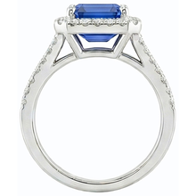 Gemstone Jewellery Halo Sri Lankan Sapphire Natural Earth Mined Diamond Ring 4.50 Carats