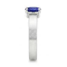 Gemstone Solitaire Ring Oval Natural Blue Sapphire 1.50 Carats