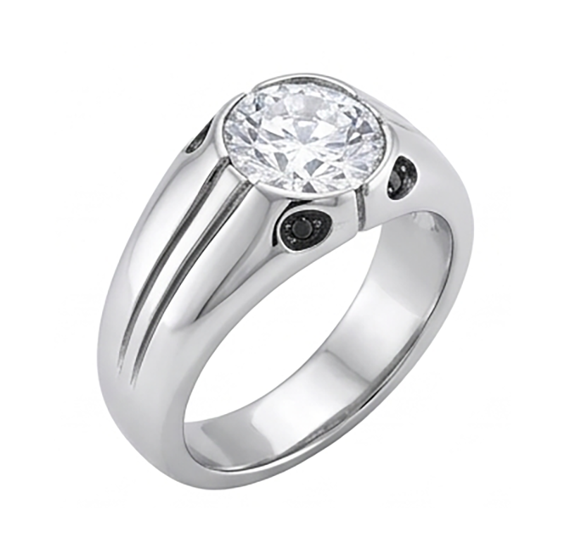 Gents Ring Unique Mens Natural Earth Mined Diamond Jewellery