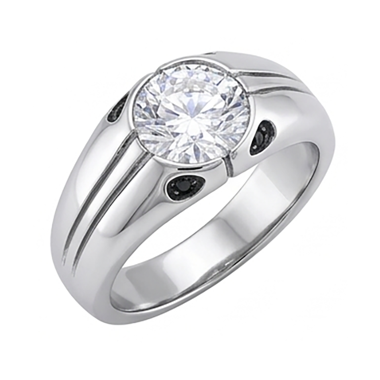 Gents Ring Unique Mens Natural Earth Mined Diamond Jewellery