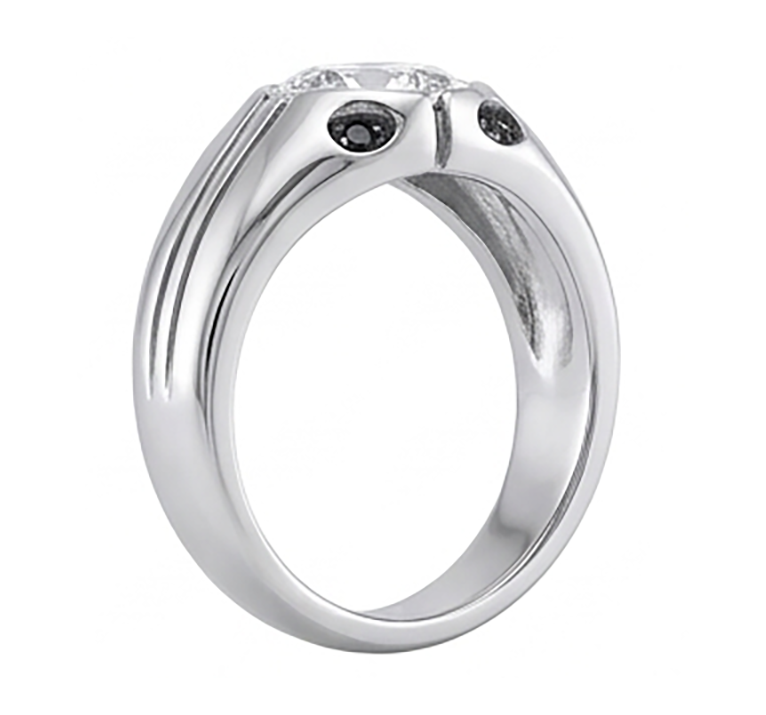 Gents Ring Unique Mens Natural Earth Mined Diamond Jewellery
