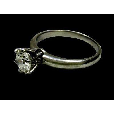 Genuine 1 Carat Diamond Solitaire Engagement Ring Jewelry New