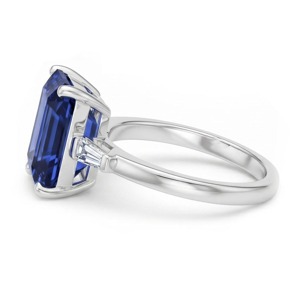 Genuine 11 Ct Big Sapphire Ring