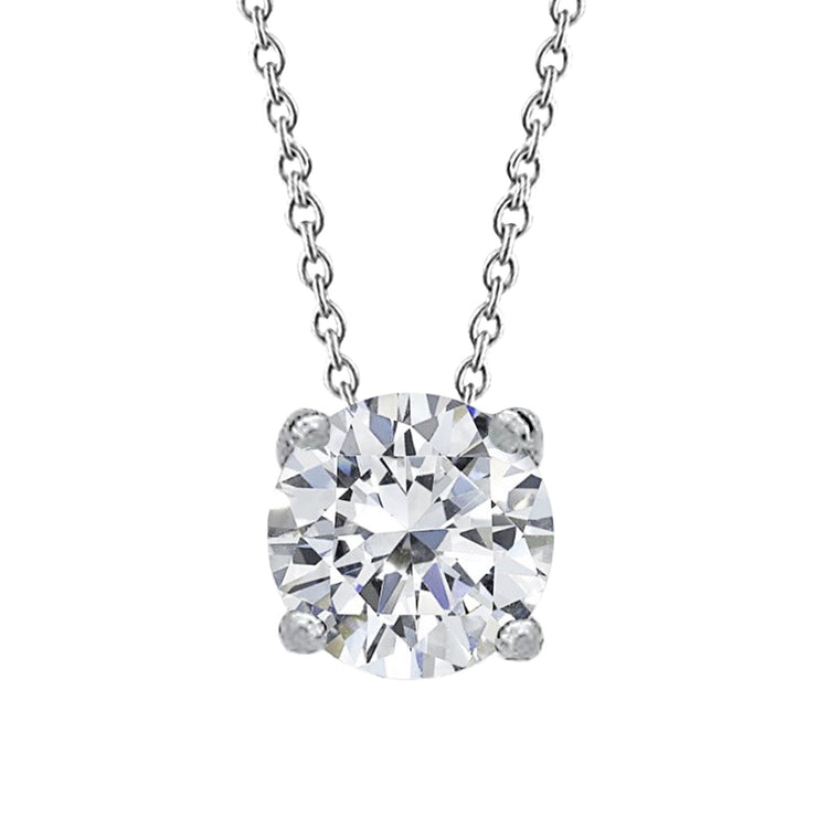 Genuine 1.50 Cts. Diamond Jewelry Necklace Pendant White Gold