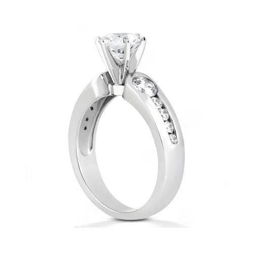 Genuine 1.75 Ct. Diamonds Three Stone Ring Engagement White Gold Jewelry