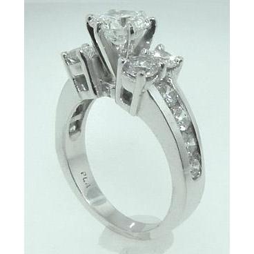 Genuine 5 Ct. Diamond Wedding Ring White Gold 14K Women Jewelry New