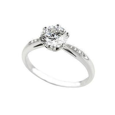 Genuine Antique Style Sparkling Round Cut 2.70 Carats Engagement Ring