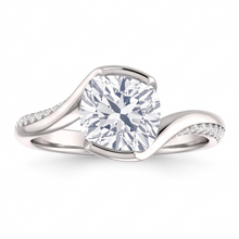 Genuine Cushion Natural Earth Mined DIAMOND ( NOT LAB GROWN ) Engagement Anniversary Ring 1.91 Carat White Gold 14K