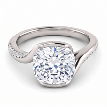 Genuine Cushion Natural Earth Mined DIAMOND ( NOT LAB GROWN ) Engagement Anniversary Ring 1.91 Carat White Gold 14K