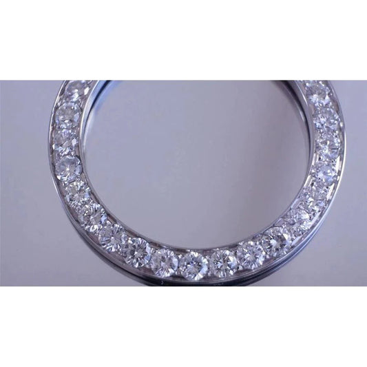 Genuine Diamond Bezel To Fit Rolex 5 Carats Date All Watch Models Custom 36 Mm