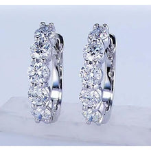 Genuine Diamond Hoops 