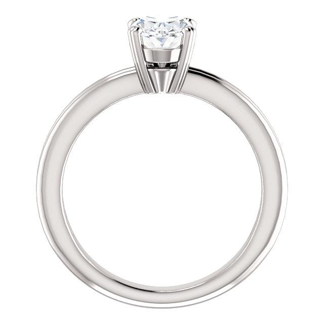 Genuine Diamond Solitaire Engagement Ring 2 Carats Split Shank Women Jewelry 2