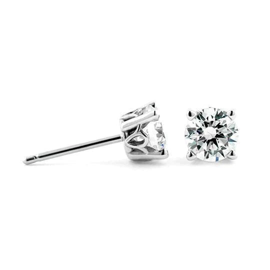 Genuine Diamond Women Stud Earring 2 Carats