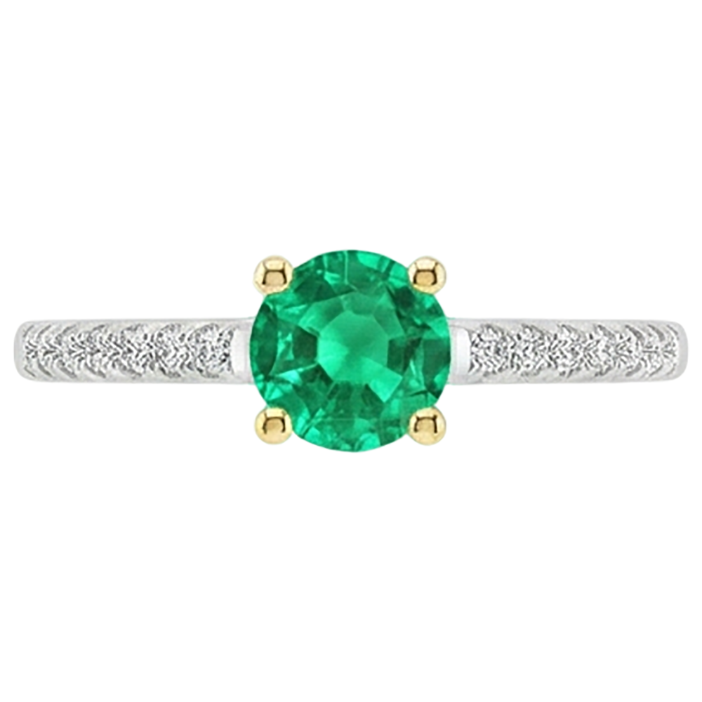 Luxury Precious Stone Ring 1 ct – profile view
