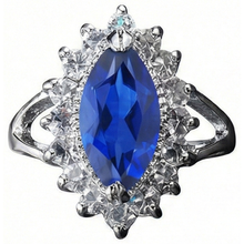 Genuine Marquise Sapphire Expensive Ring