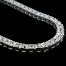 Genuine Princess Cut 50 Pointer Tennis Chain