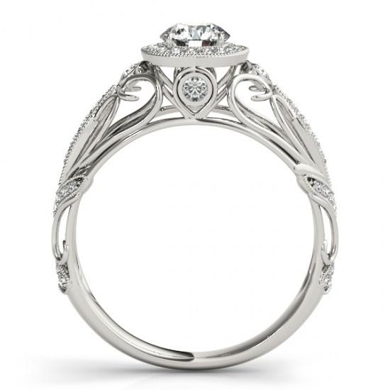 Genuine Round Diamond Engagement Anniversary 1.10 Carat 