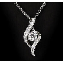Genuine Round Diamond Pendant 0.66 Carat White Gold 14K