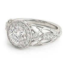 Genuine Round Natural Earth Mined DIAMOND ( NOT LAB GROWN ) Engagement Anniversary 1.10 Carat Fancy Ring WG 14K