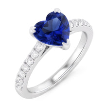 Genuine Sapphire Engagement Ring