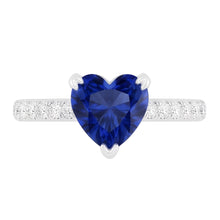 Genuine Sapphire Engagement Ring