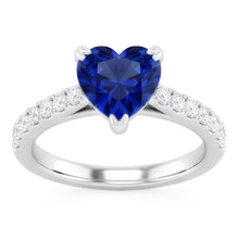Genuine Sapphire Engagement Ring