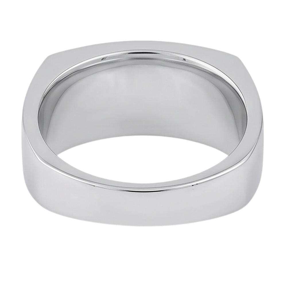 Genuine Solitaire Euro Shank Men Ring Two Tone Round Natural Earth Mined DIAMOND ( NOT LAB GROWN )