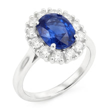 Genuine Sri Lankan Oval Sapphire Ring