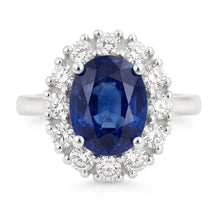 Genuine Sri Lankan Oval Sapphire Ring