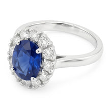 Genuine Sri Lankan Oval Sapphire Ring