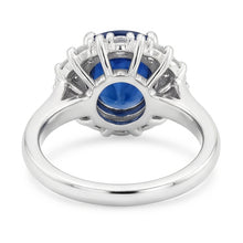 Genuine Sri Lankan Oval Sapphire Ring