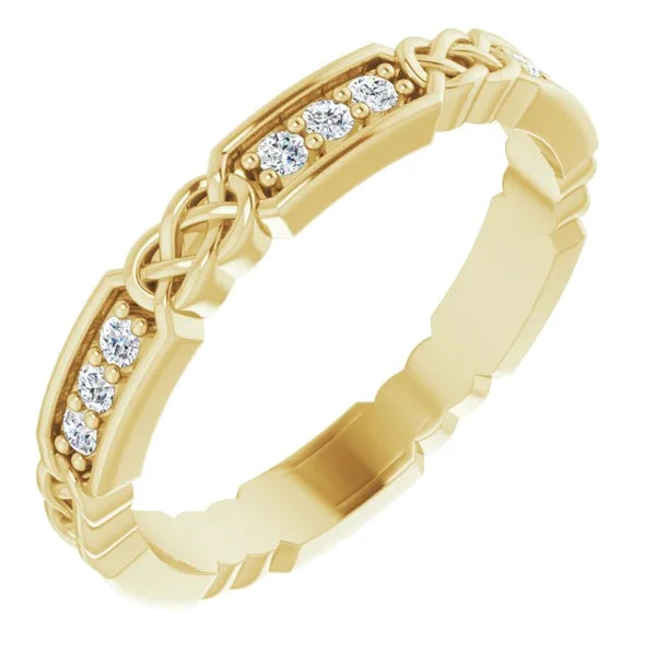 Genuine Natural Earth Mined Diamond Wedding Band Vintage Style 0.90 Carats