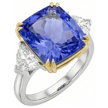 Gold 10 Carat Genuine Sapphire Ring
