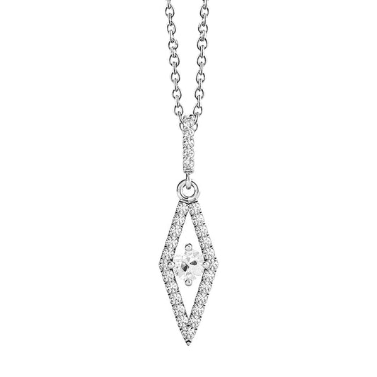 Gold 14K Natural Diamond Pendant Round Old Miner Prong Set 1.50 Carats