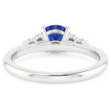 Gold 5ct Natural Earth Mined Diamond Sapphire Ring