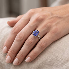 Gold Blue Sapphire & Natural Earth Mined Diamond Ring With Accents Twisted Shank 4 Carats