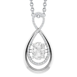 Gold Real Natural Earth Mined Diamond Pendant Pear Shaped Round & Oval Old Miner 2.50 Carats