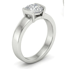 Gold Solitaire 3 Carat Natural Earth Mined DIAMOND ( NOT LAB GROWN ) Engagement Ring