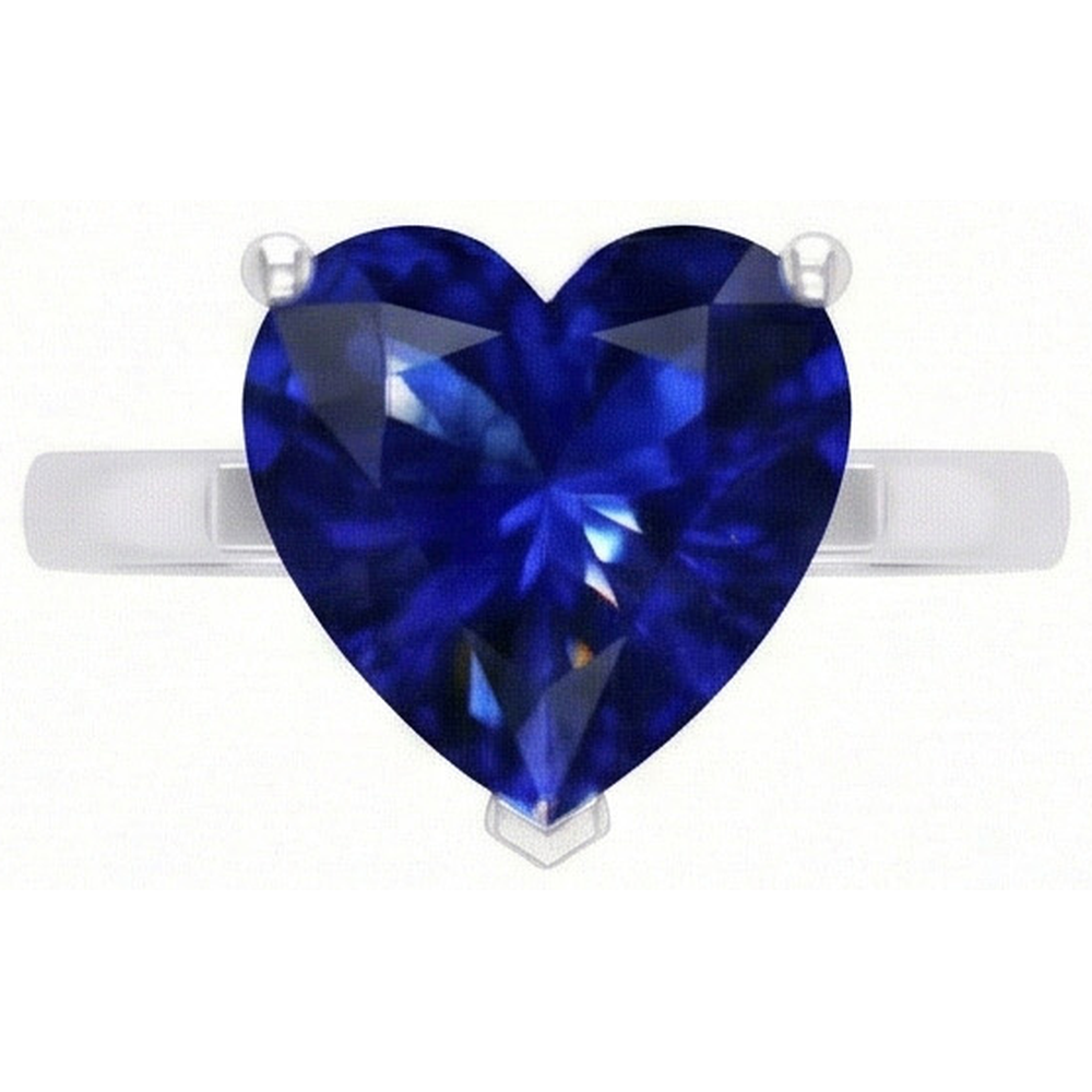 natural heart sapphire 2ct ring side angle